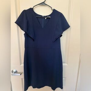 LOFT Midnight Blue Midi Dress